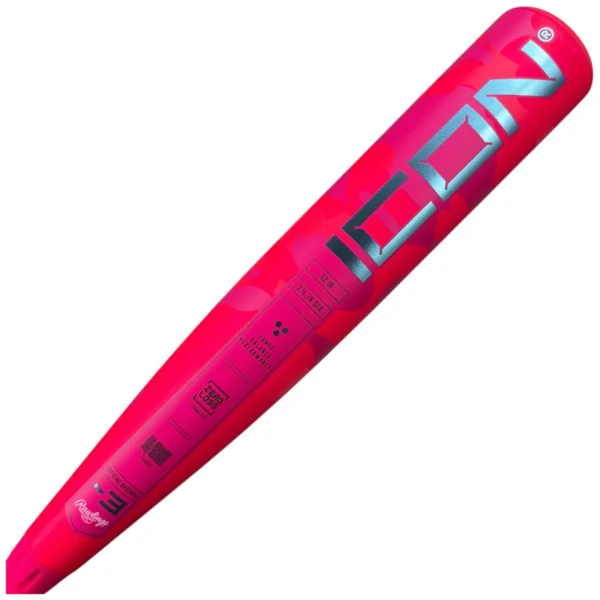 2025 Rawlings Electric Unicorn Icon BBCOR Baseball Bat -3oz RBB5IPK3 - Image 2